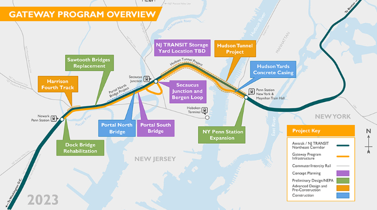 Gateway map Amtrak