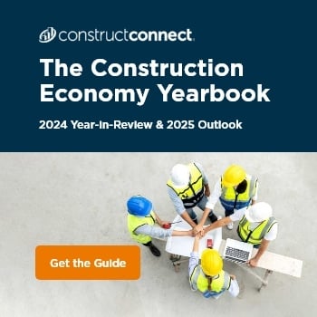 A clickable ad inviting people to view the 2024 Construction Economny Yearbook